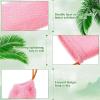 10pcs Bar Soap Pouch Thicken Nylon Soap Saver Bag Pouch Bar Plentiful Bubble Foam Soaps Bags Exfoliating Soaps Mesh Bags for Shower(Brown 10x14cm) view 4