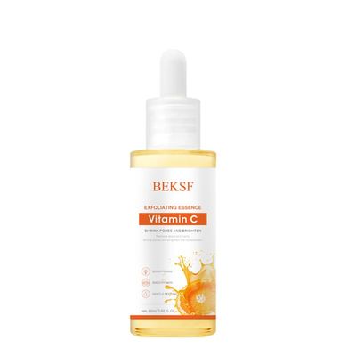 BEKSF Exfoliating Serum with Vitamin C, Shrinks Pores, Brightens Skin, Gentle Exfoliation for Face, Suitable for All Skin Types
