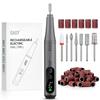 GAOY Cordless Nail Drill Electric Nail File with LED Display, Black view 1