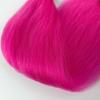 Hot Pink Ponytail Extension with Elastic Tie 2 Pack 28 Inch Straight Synthetic Braiding Hair Extension for Braids Festival Daily Rave Ponytail Extension Hair Accessories view 4