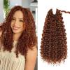120 Strands Curly Crochet Hair Gogo Curl Pure Protein Fiber Close to Human Hair 14 Inch Pre looped Deep Wave Curly Crochet Hair For Black Women Beach Curl Twist Braiding Hair Extensions (14inch 350#) view 1