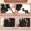 120 Strands Curly Crochet Hair Gogo Curl Pure Protein Fiber Close to Human Hair 14 Inch Pre looped Deep Wave Curly Crochet Hair For Black Women Beach Curl Twist Braiding Hair Extensions (14inch 350#) view 4