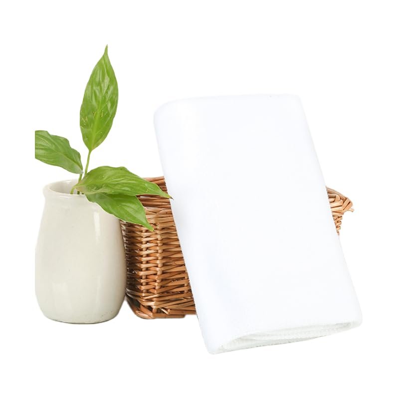1pcs Ultra fine Fiber Dry Hair Towel, Multipurpose Use as Bath Fitness, Bathroom, Shower, Sports, TowelHandle Various situations effortlessly.11.81x11.81inch (White)