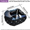 Acrylic Footbath Spa Foot Bath Pedicure with Heat and Massage Pedicure Bowl Salon Massage Equipment Foot Spa with Heat and Massager and Jets Colorful Lamp Footbath for Hotel Bath Club(Blue) view 2