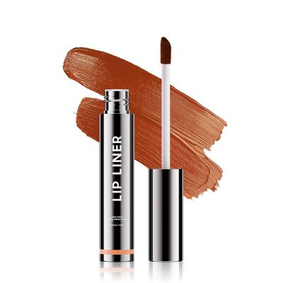 Peel Off Lip Stain Natural Lip Color - Waterproof Lip Liner Stain New Year Makeup Gift for Women All Skin Types, Lip Liner Long Lasting Transfer Proof & Smudge-Proof Moisturizing Easy to Use (Cocoa)