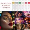 Body Glitter Stick - Glitter Makeup Set, Paint Gel 6 Colors, Sparkling Paint Sticks, Face Glitters Halloween for Festival Party Halloween Carnival Music Event Christmas Fairy Theme view 4