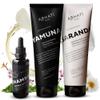 Abhati Suisse Hair Care Set  Ayurvedic Shampoo, Conditioner & Hair Oil with Himalayan Wild Cherry, Moringa, Mango Butter & Edelweiss  Sulfate-Free, Silicone-Free, Vegan for Shine & Hair Growth view 1