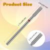 10Pcs Nail Drill Bits, 3/32'' Safety Cuticle Bits Set Diamond Nails Drills Bit for Electric Nails File, Manicure & Pedicure Polishing Kit Professional Use, 1.770.08 inches/ 4.50.2 cm view 2