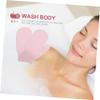 Beatifufu 8pcs Exfoliating Bath Gloves Comfortable Body Scrubber Mittens with Elastic Wrist for Shower Skin Cleaning and Dead Skin Removal Suitable for Arms Legs Chest Back view 4