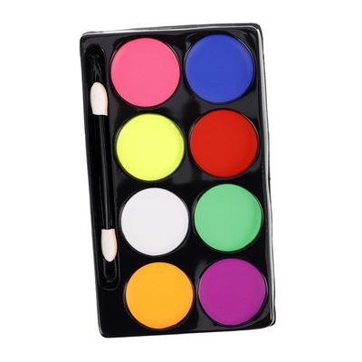 COOLHIYA Color Oil Paint Palette for Adults Smudge-resistant Easy to Apply and Remove Vibrant Festival Makeup for Halloween Cosplay Party and Stage Performances