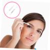 COOLHIYA 12pcs Portable Silicone Lipstick Applicator Brushes Single Head Lip Balm Makeup Brush Set for Precise Lip Lining and Smooth Color Application White Handle Travel-friendly Design view 3