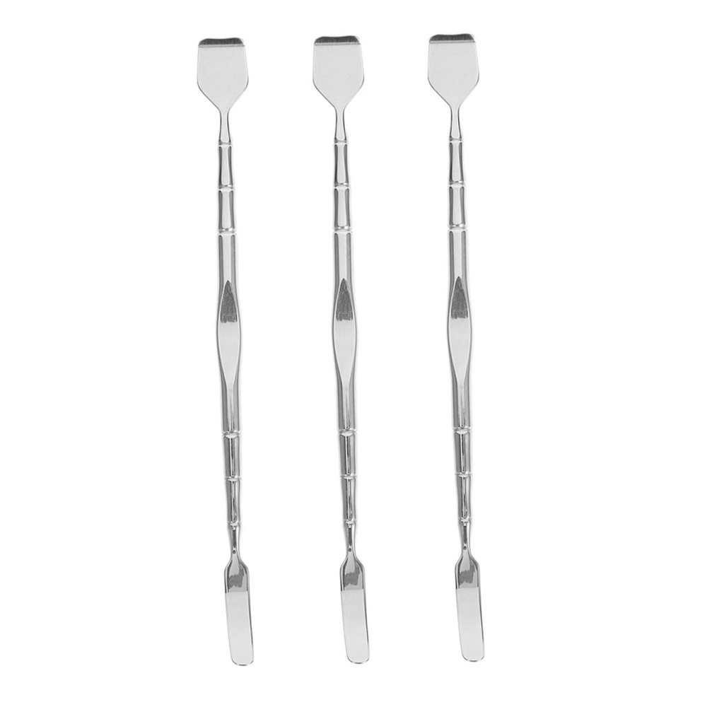 HAKIDZEL 3pcs Stainless Steel Dual-Head Facial Pore Cleaner for Deep Cleansing and Blackhead Removal Nose Pore Remover and Skin Scrubber for Clearer Skin Care