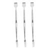 HAKIDZEL 3pcs Stainless Steel Dual-Head Facial Pore Cleaner for Deep Cleansing and Blackhead Removal Nose Pore Remover and Skin Scrubber for Clearer Skin Care view 1