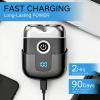 VNTGSHAVER Electric Foil Shavers for Men, Mens Electric Razor Mini Shaver, Beard Trimmer for Men with Pop Up Trimmer,USB-C Fast Rechargeable - Lightweight Handheld Design for Travel & Home view 2