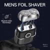 VNTGSHAVER Electric Foil Shavers for Men, Mens Electric Razor Mini Shaver, Beard Trimmer for Men with Pop Up Trimmer,USB-C Fast Rechargeable - Lightweight Handheld Design for Travel & Home view 3