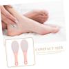 COOLHIYA 2 pcs Double-Sided Manual Foot Scrubber Pedicure Exfoliator Tool for Dead Skin and Callus Removal Portable Lightweight Foot File for Men and Women Safe Material Easy to Use and view 4