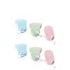 LALADEFIEE 6pcs Foot Pumice Stones Exfoliating Callus Removers Handheld Foot Files Pedicure Skin Scrubbers for Dead Skin Removal and Smooth Care view 1
