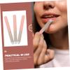 Beatifufu 3pcs Portable Lip Brush Ergonomic Lipstick Applicators for Women and Multi-use Lip Gloss and Concealer Makeup Brushes with Comfortable Grip for Travel and Daily Use view 3