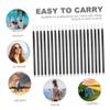 COOLHIYA 100Pcs Disposable Multi-function Lip Lash Nail Applicators for Precise Makeup Application Portable Black Lip Gloss Wands and Lash Brushes Professional Beauty Tool for Eyeliner and view 4