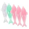 Beatifufu 5Pcs Dolphin-shaped Fingernail Brushes Multi-functional Nail Scrubbing Cleaning Tools for Hands Feet Nails Portable Care Accessories view 1