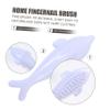 Beatifufu 5Pcs Dolphin-shaped Fingernail Brushes Multi-functional Nail Scrubbing Cleaning Tools for Hands Feet Nails Portable Care Accessories view 4