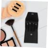 Anneome Stainless Steel Eyelash Applicator Tweezers with Leather Case Multi-purpose Precision Grooming Tools for Eyebrow Shaping Beard Trimming and Hair Removal Portable Travel Kit for Men view 4