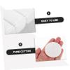 Beatifufu 1 Box Triple Layer Disposable Cotton Pads for Face Skin-Friendly Soft Makeup Remover Rounds Box Gentle Exfoliating Cleansing Pads for Women Beauty Salons Home Use view 3