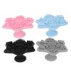 LIFKOME 4pcs Silicone Face Exfoliator Scrubber Soft Bristle Facial Cleansing Brush Manual Skin Care Tool for Deep Pore Cleaning and Gentle Massage Suitable for Sensitive Skin view 1