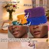 African Net Sponge Authentic, 3 Pieces African Exfoliating Net Sponge Body Back Scrubber Exfoliating Washcloth for Shower Bath for All Types Skin (Purple+Pink+Olive Green, 3 Pcs) view 4