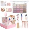 Makeup Kit for Women Full Kit Makeup Set for Teen Girls All In One Makeup Set Includes Foundation Eyeshadow Palette Lipgloss Eyeliner Stick Cosmetic Brush Set view 1