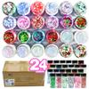Chunky Glitter Set of 24 Colors Face Glitter for Women Holographic Body Glitter Cosmetic Sparkles for Art Craft DIY Resin Tumbler Party Festival view 2