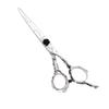 Washi Rosebud Black Stone 6.0" Japanese 440C Steel Shear With Black Razor view 1
