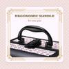 BYOOTIQUE Makeup Train Case with Mirror Cosmetic Box for Nail Art Deco Tyrian view 3
