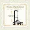 BYOOTIQUE Rolling Makeup Train Case on Wheels Cosmetic Trolley Art Deco Pastel view 2