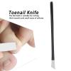 BONKZEBU Multifunctional Pedicure Knife Stainless Steel Cuticle Remover Pedicure Tool for Home Salon Toenail Correction Tool Professional Manicure Kit view 2