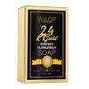 24K Gold Charcoal Soap Bar 5-Pack (200g Each)  Oil Control, Gentle Exfoliating, Brightening Face & Body Cleanse | Natural Black Soap Bar with Bamboo Charcoal & 24K Gold Flakes view 1