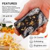 24K Gold Charcoal Soap Bar 5-Pack (200g Each)  Oil Control, Gentle Exfoliating, Brightening Face & Body Cleanse | Natural Black Soap Bar with Bamboo Charcoal & 24K Gold Flakes view 3