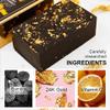 24K Gold Charcoal Soap Bar 5-Pack (200g Each)  Oil Control, Gentle Exfoliating, Brightening Face & Body Cleanse | Natural Black Soap Bar with Bamboo Charcoal & 24K Gold Flakes view 4