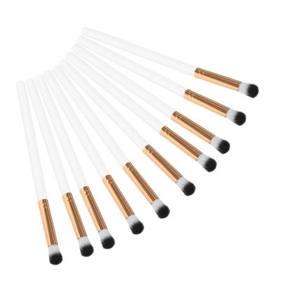 COOLHIYA 10pcs Makeup Brush for Women Precision Eyeshadow Brushes with Soft Bristles Multipurpose Eye Makeup Tools for Blending Shading and Smudging Compact and Easy to Carry