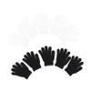 PLAFOPE 10Pcs Body Exfoliating Gloves Five-finger Bath Mitts for Shower Skin Scrubbing Lightweight Design for Easy Back Cleaning and Dull Skin Removal Promote Circulation view 1
