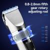 QDKVTNDJZ Pro Hair Clipper, Hair Clippers Cordless Ceramic Blade Hair Trimmer Electric Professional Hair Cutting Grooming Kit Rechargeable LED Display view 4