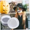 LALADEFIEE 2pcs Black and White Face Paint Wax for Halloween Cosplay Full Coverage Facial Body Paint Kit Water-based Makeup for Skeleton Clown Ghost Special Effects view 3