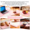 23.6 x 11.8in Foldable Nail Art Table Mat, Soft Microfiber PU Leather Nail Desk Mat, Double-Sided Waterproof Non-Slip Protective Pad for Nail Tech Salon, Professional Home Use view 4