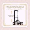 BYOOTIQUE Cosmetology Case on Wheels Cosmetic Trolley Travel Art Deco Tyrian view 2