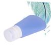 Gogogmee Leakproof Silicone Travel Bottles Set Portable Squeezable Refillable Containers for Shower Gel Shampoo Toiletries Tsa Approved Blue for Women Men view 3