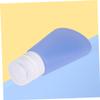 Gogogmee Leakproof Silicone Travel Bottles Set Portable Squeezable Refillable Containers for Shower Gel Shampoo Toiletries Tsa Approved Blue for Women Men view 4