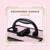 BYOOTIQUE Makeup Train Case with Mirror Travel Case for Barber Art Deco Bloom view 3