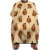 Fashion Hair Cutting Barber Cape, Professional Haircut Salon Cape for Men Women Funny Turkey Thanksgiving view 1