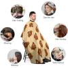 Fashion Hair Cutting Barber Cape, Professional Haircut Salon Cape for Men Women Funny Turkey Thanksgiving view 3