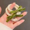 10 bell orchid hair rings, flower hair ropes, tied hair, elastic rubber bands view 2